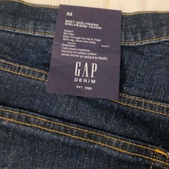 NWT GAP AUTHENTIC 1969 best girlfriend jeans, 32 waist  - now ONLY $20.00!! - Picture 8 of 12